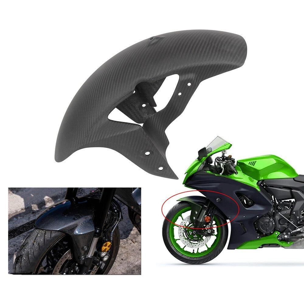 ya 5 8.7 for Yamaha R7 Front Fender 100% Carbon Fiber Front Mud Cover - Matte
