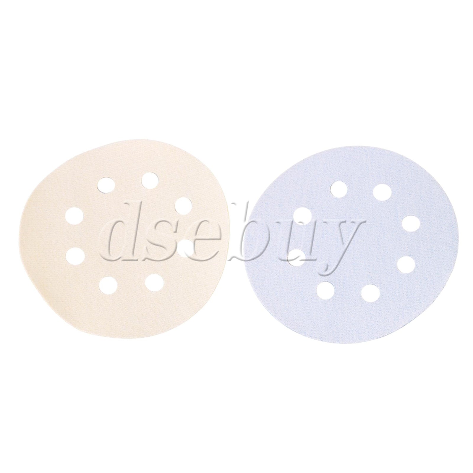 ya 14 Wine 5 inch Sandpaper Sanding Discs 8 Hole Hook Loop Sanding Disc Pack of 50