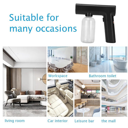 ya 26 Black Portable nometer Mist Sprayer Multifunctio l Electric Fogger Wirel