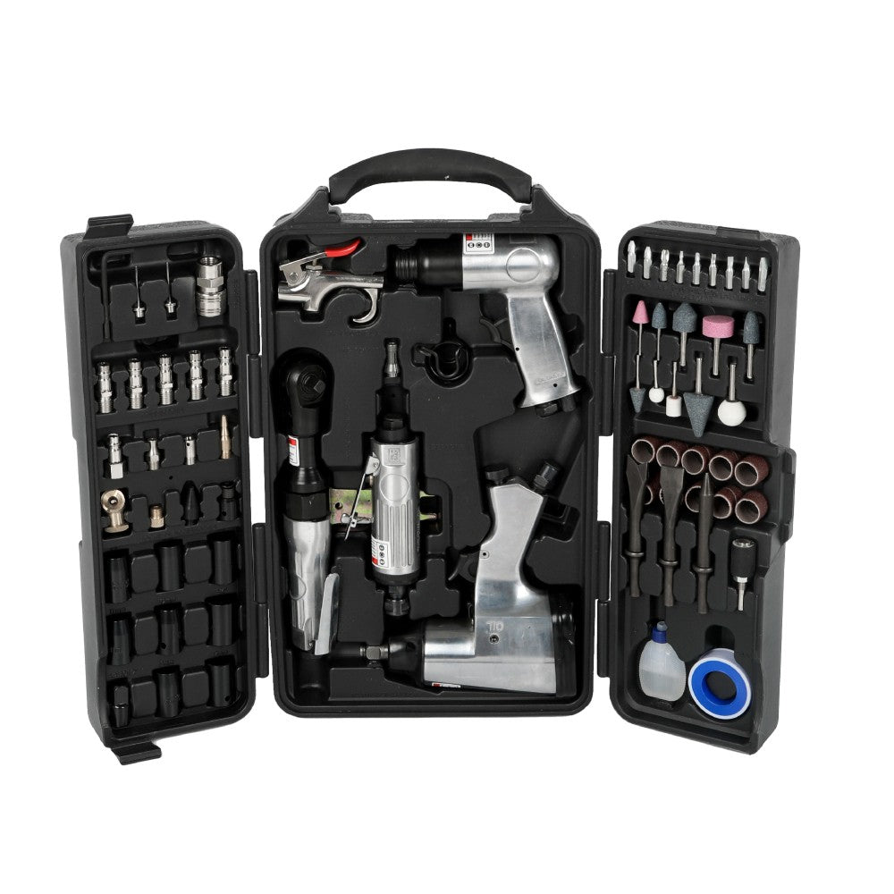 ya 28 71 Pc Air Tool&Accessories Kit,Impact Wrench,Air Ratchet,Die Grinder,Air Hammer