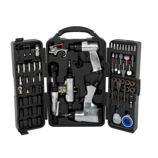 ya 28 71 Pc Air Tool&Accessories Kit,Impact Wrench,Air Ratchet,Die Grinder,Air Hammer