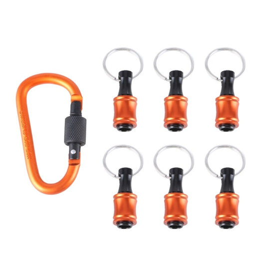 ya 25 6Pcs Bit holder Keychains 4inch Shank Screwdriver Bit Clip for Drill Bit