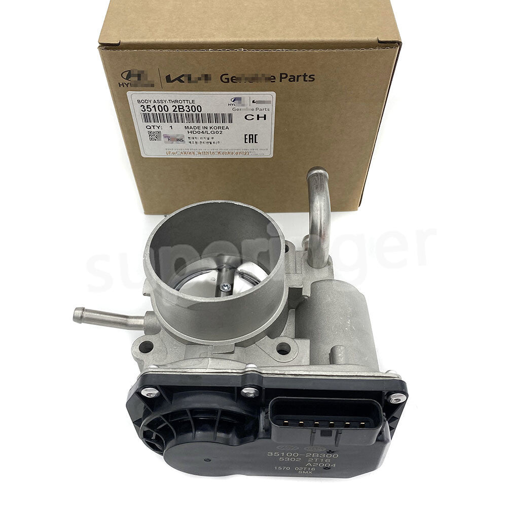 ya 27 7.20 35100-2B300 Throttle body for Kia Rio de Janeiro, for Hyundai Accent for Veloster 1.6L 