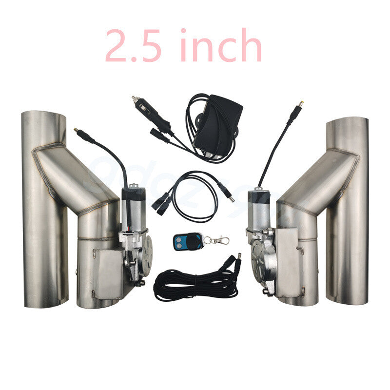 ya 5 6.16.2 2.5 /2.5 inch Double Electric Valve Y Pipe Single flap Valve Remote Kit