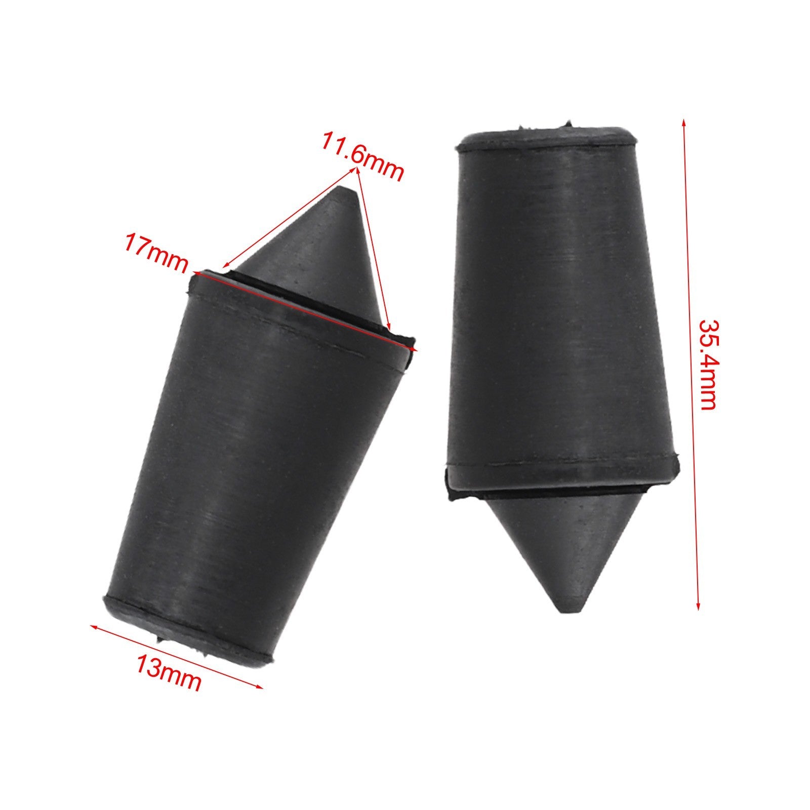 ya 5 8.7 Exact Replacement Rubber Cushion for for Toyota For RAV4 0812 2x Back Door Stop