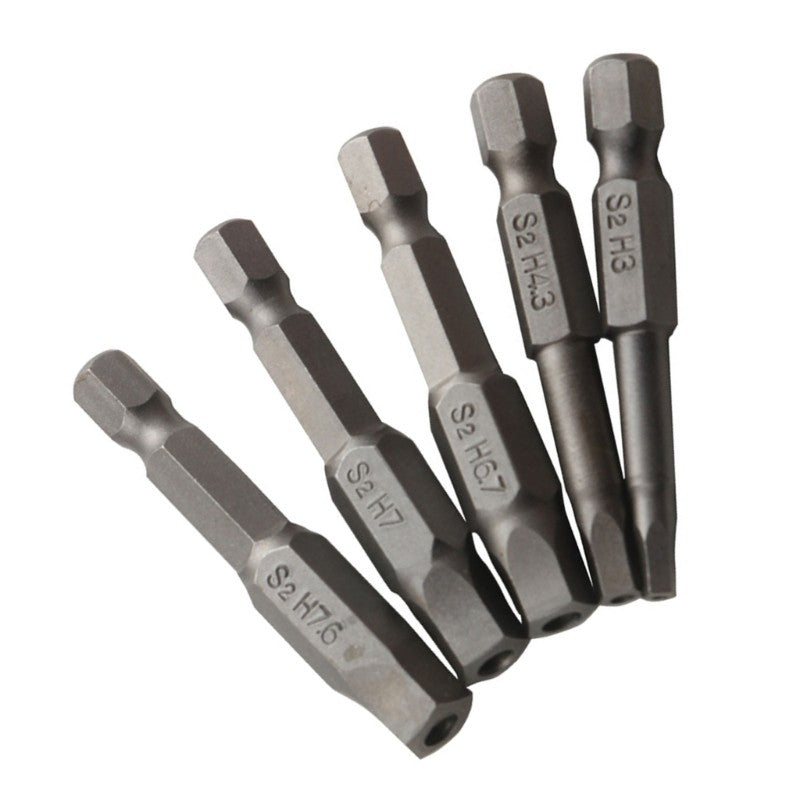 ya 26 5Pcs Square Head Driver Bit Steel Screw Driver Bits Pision Screwdriver Bit