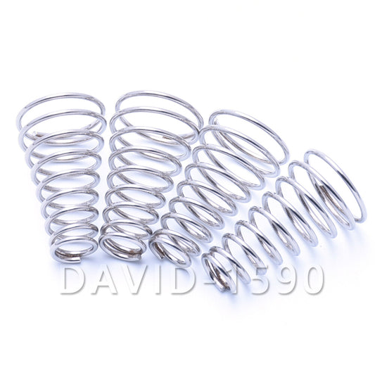 0.4 0.5mm Wire Dia. Tower Spring Conical Compression Spring 304 Stainless Steel