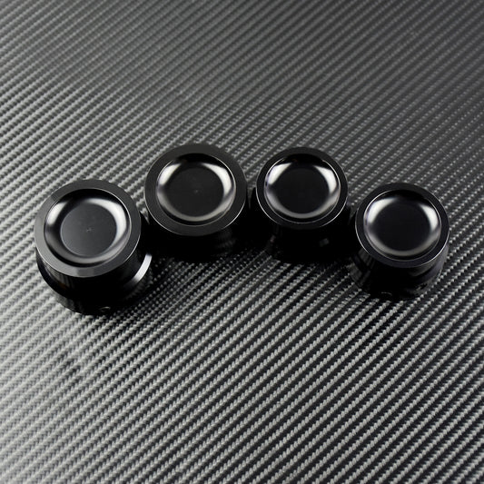 ya 7 6.11 4pcs Axle Nut Cover Cap Fit for Harley Sportster 883 Touring Electra Glide Trike