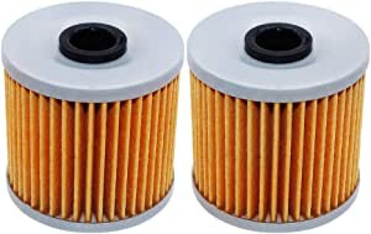 ya 1 6.30 2 Pack Motorcycle Oil Filter for Kawasaki 220 Bayou KLF220 KLF-220 1988-2002