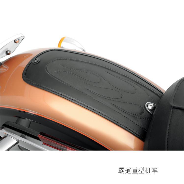 ya 5 8.7 Black Flame Rear Solo for Seat Fender Bib for Harley Sportster 883 1200 XL 04-16
