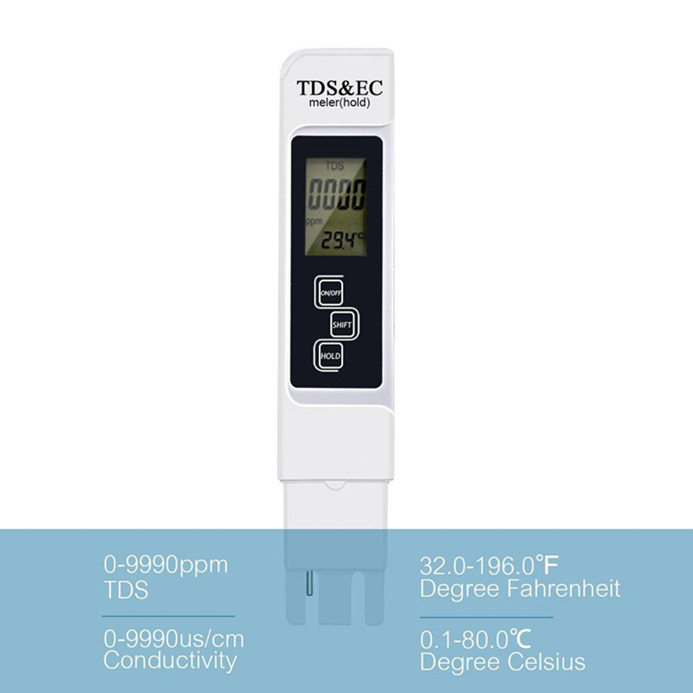 ya 26 3 In 1 TDS EC PPM Multifunctio l Water Quality Meter Tester Pen LCD Display