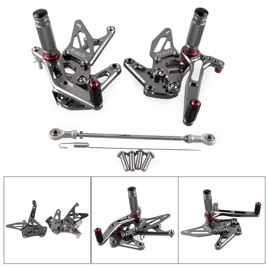 ya 11 6.8 Front Footrest Foot Pegs Fit for Suzuki Hayabusa GSXR1300 1999-2020 01 20