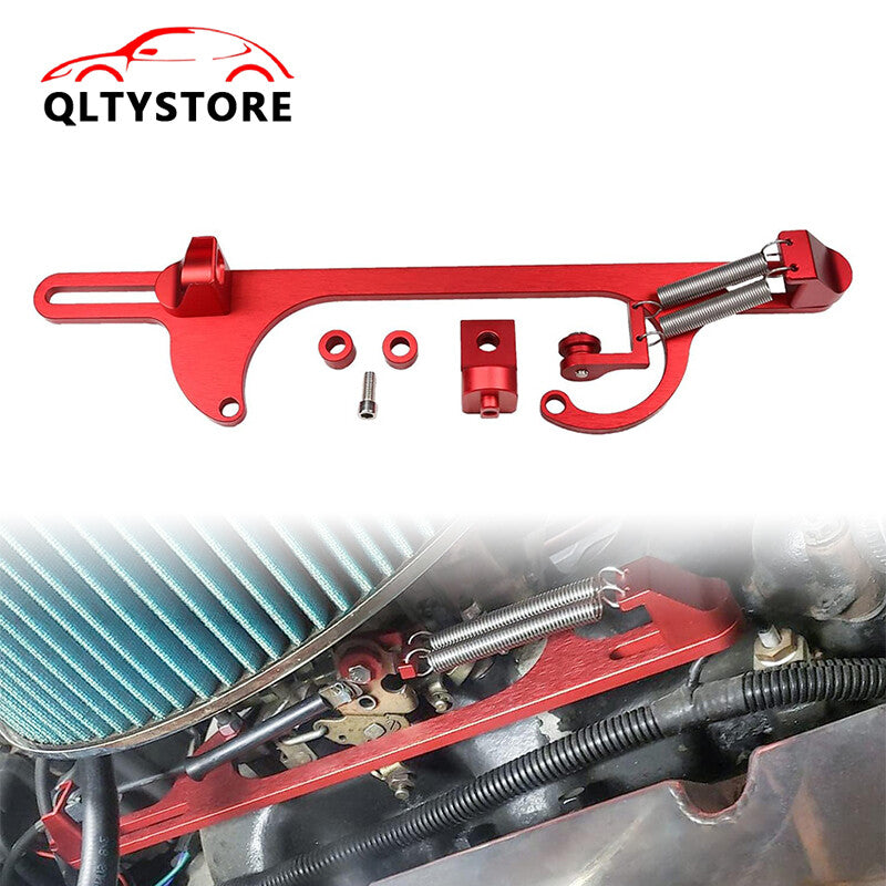 ya 2 7.14 Throttle Cable Carb Bracket Carburetor Aluminum for Holley4150 4160 Series Red
