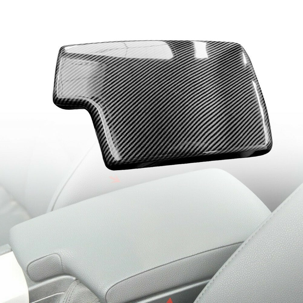 ya 1 7.4 Carbon fiber armrest cover center console pad suitable for BMW 3 series E93 E92 E91 E90