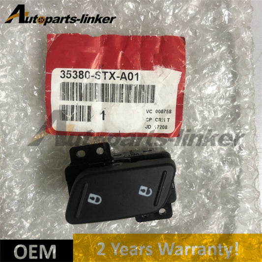 ya 8 5.26.2 Switch Assembly Passenger Side Automatic Door Lock 35380-STX-A01 For 07-09 for Acura