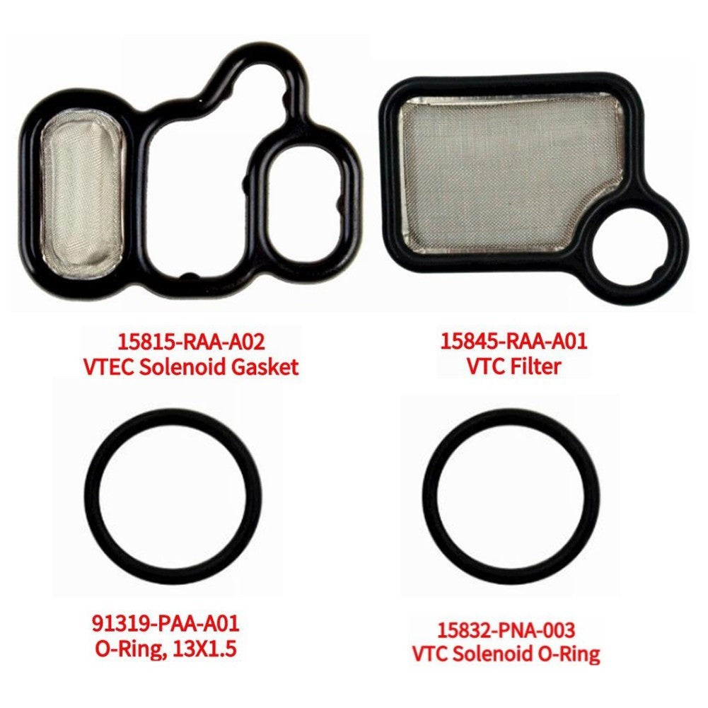 ya 9 6.4 Solenoid Spool Valve Gasket 15815-RAA-A02 15832-PNA-003 15845-RAA-A01 4Pcs