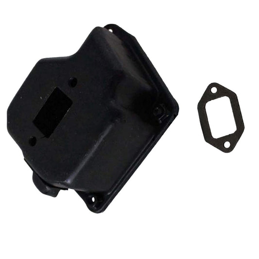 ya 17 Exhaust Silencer Kit With Gasket Cooling Plate Screws For 034 036 MS340 MS360