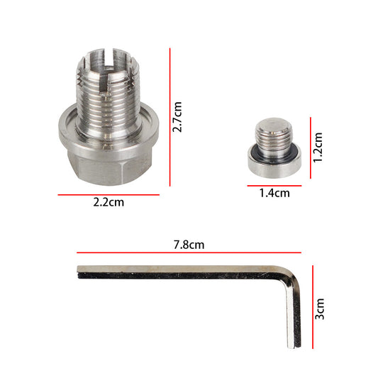 ya 12 5.21 M14.1X1.25 oil drain plug self-drilling oil pan thread repair kit with O-ring