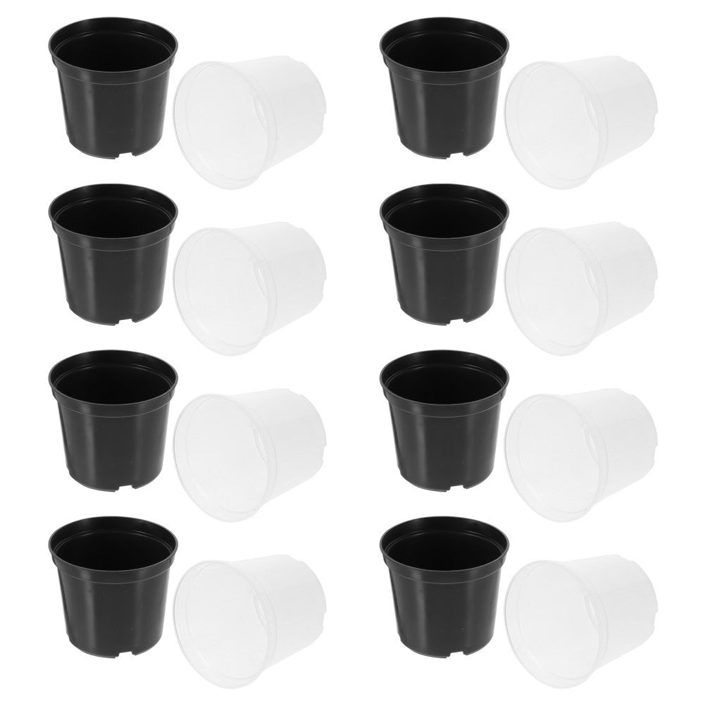 ya 14 20 Pcs Plastic Flower Breeding Cups Plant Nursery Pots Lightweight 