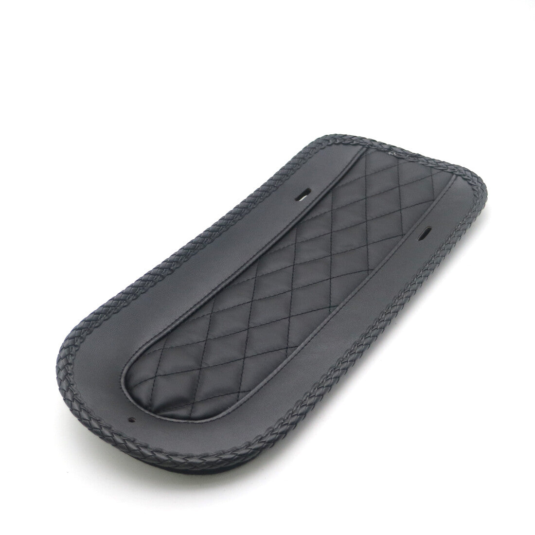 ya 5 8.7 Black Diamond Rear Fender Bib PU Leather for Harley Solo for Seat Touring FLHX 08-18