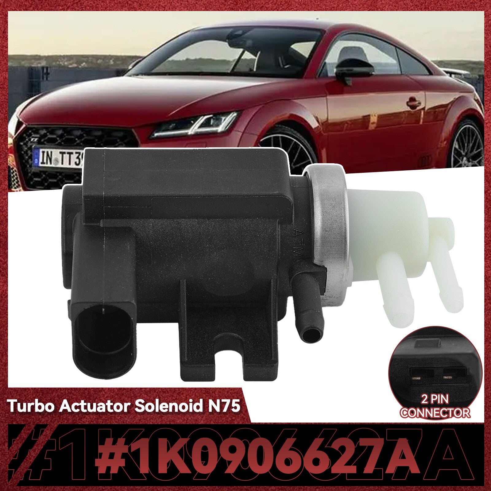 ya 5 8.7 N75 Turbo Boost Pressure Control Solenoid Valve for Audi for VW for SEAT for Skoda 1K0906627