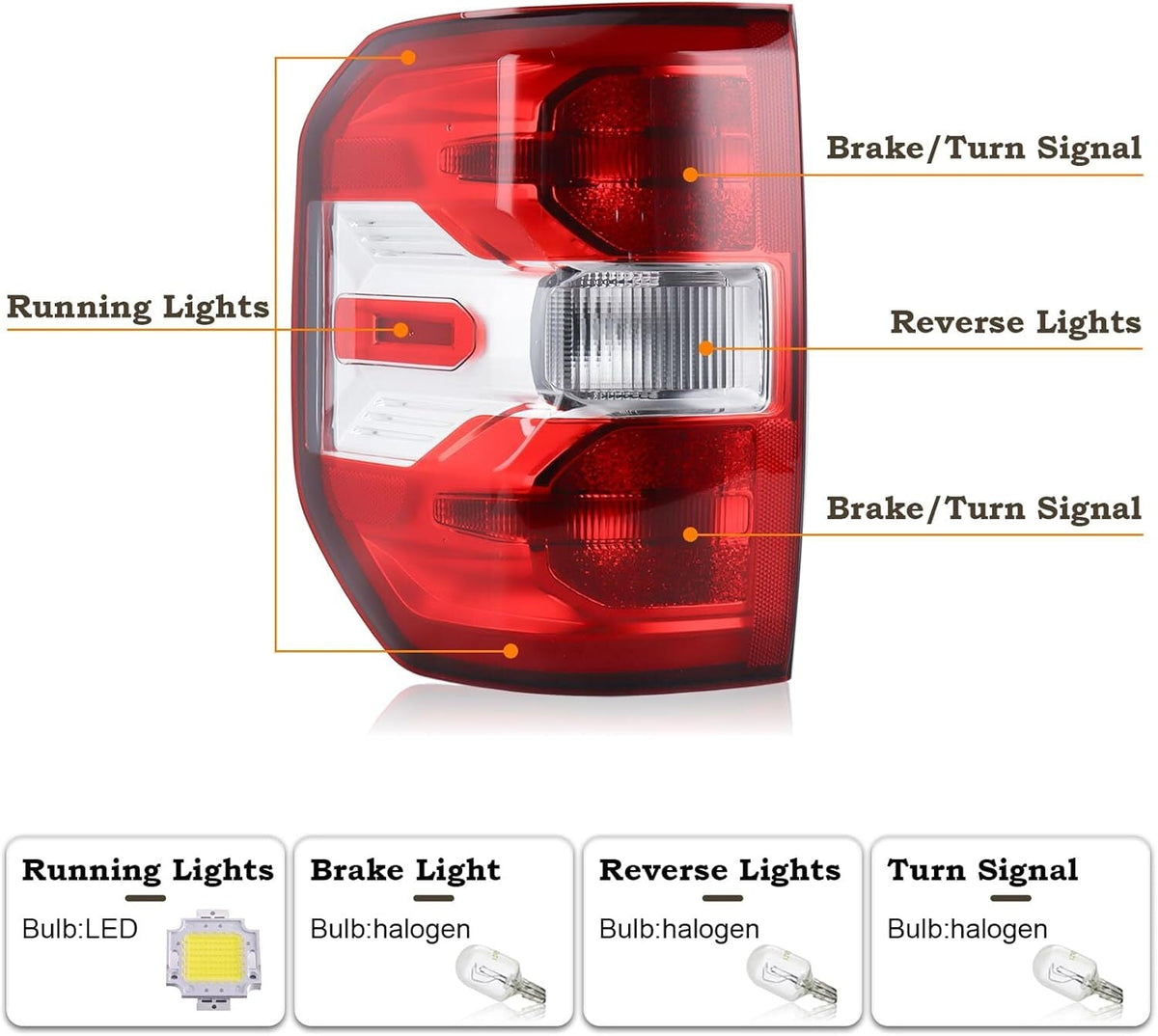 ya 10 10.28 2022 2023 2024 For Maverick Lariat LED Tail Light Right Passenger Lamp n