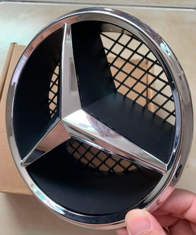 ya 1 7.13 Fit for Mercedes-benz C Class 2008-09 2010 2011 2012 Front Chrome Grill Emblem Logo#