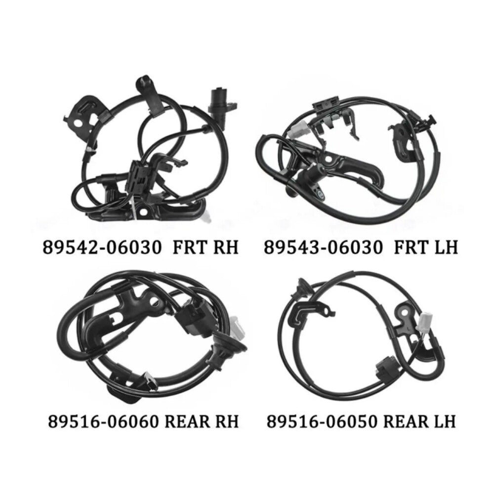 ya 1 8.5.1 New 4x 1 Set for Camry 2006-2011 ABS Wheel Speed Sensor 89543-06050 89543-06030