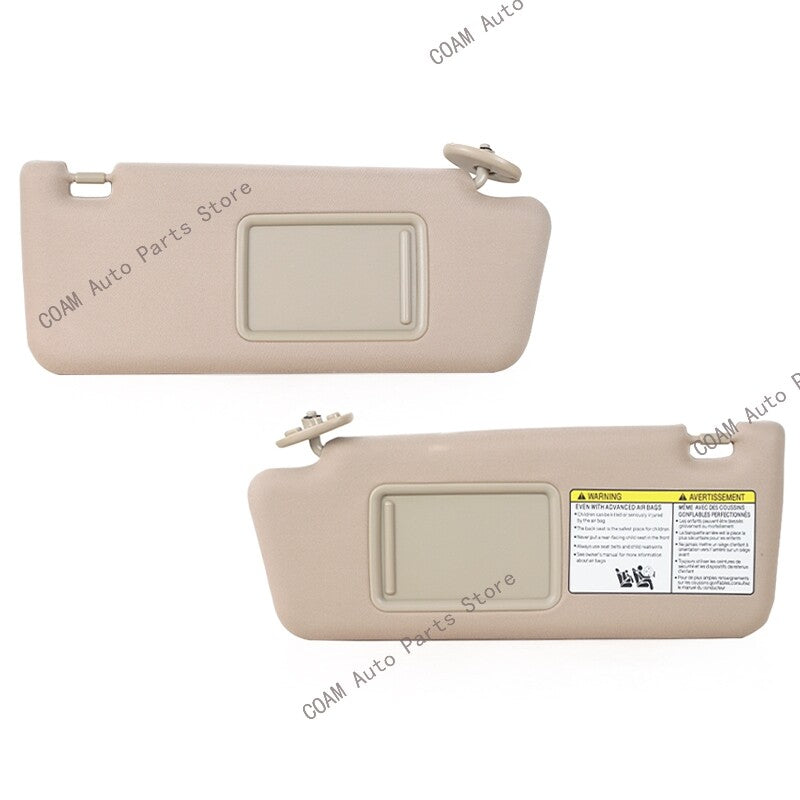 ya 5 8.7 for Toyota Tacoma 2005 - 14 Interior Sunshade Beige Visor with Mirror