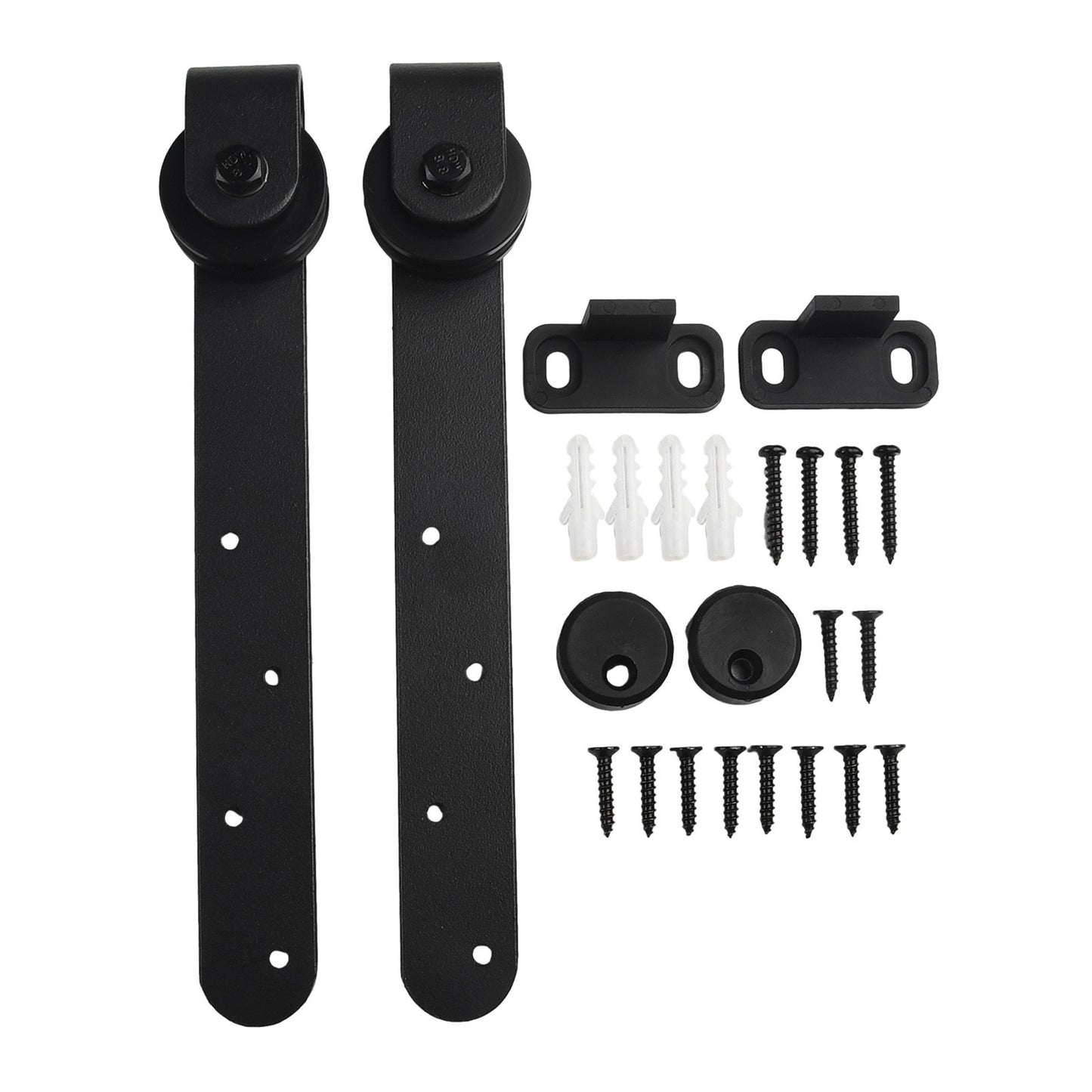 ya 14 Sliding Barn Door Hardware Kits For Cabinet Doors Rail Set Smooth Silent