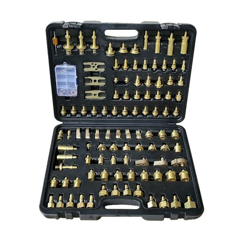 103Pcs Pure Copper Plugging Leaking Kit Car Air-Conditioning Leak Plugging Tool