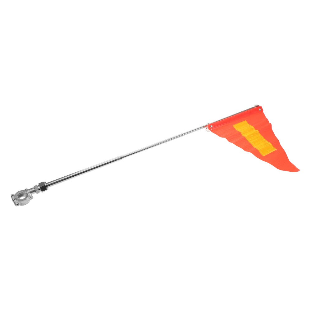 ya 2 7.16 Flag Pole Reflective Professional Bike Warning Flags for Bikes with