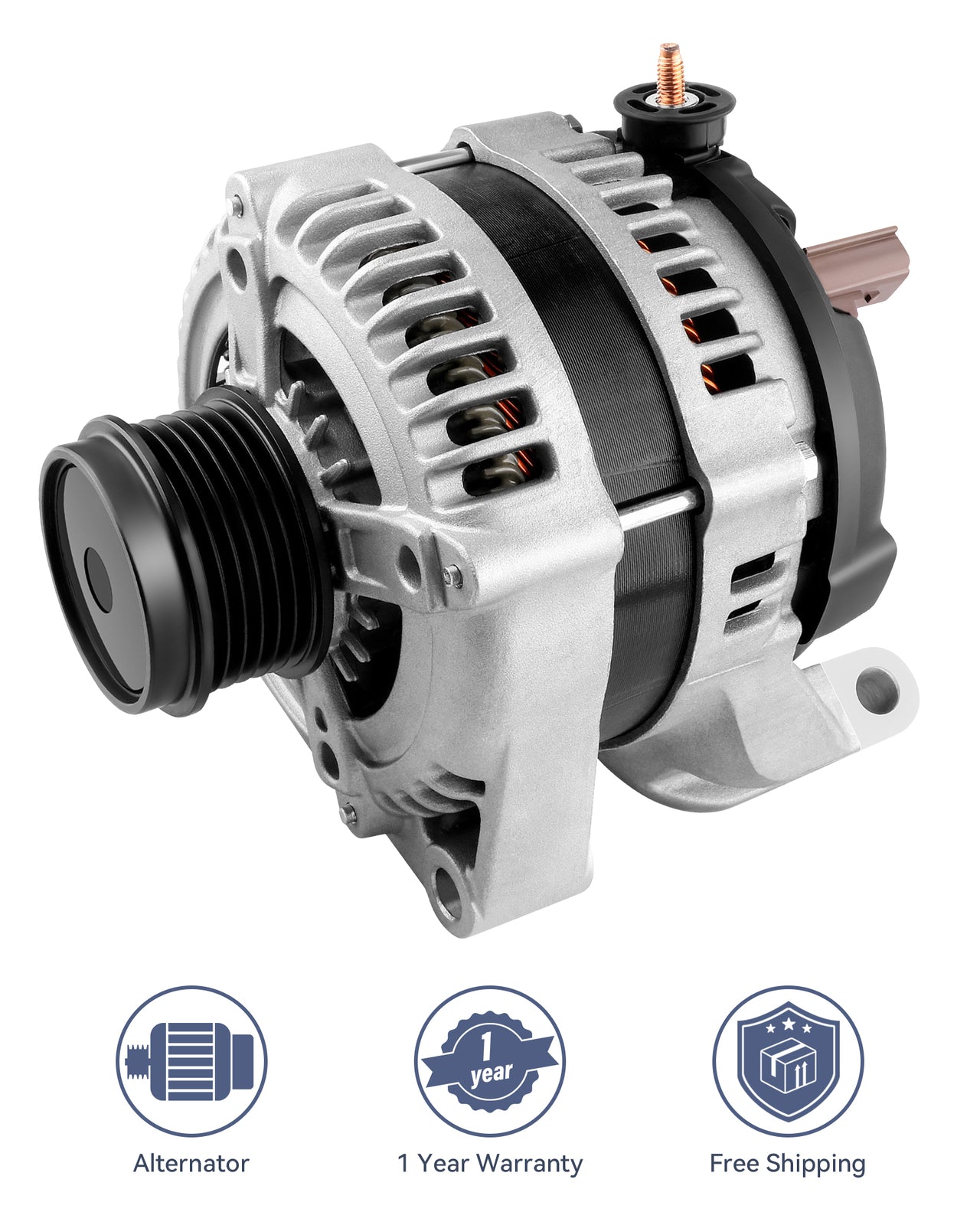 ya 27 7.2 AND0249 Clockwise Rotation Alternator Fit for 2001-2007 for Chrysler Town  Country