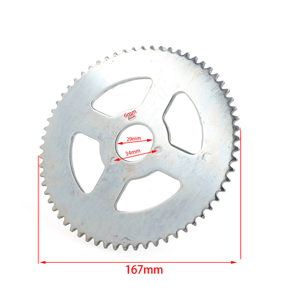 ya 5 8.7 T8F 64T 29mm Rear Chain Sprocket Fit 47cc 49cc for Mini Moto ATV Quad Pocket Bike