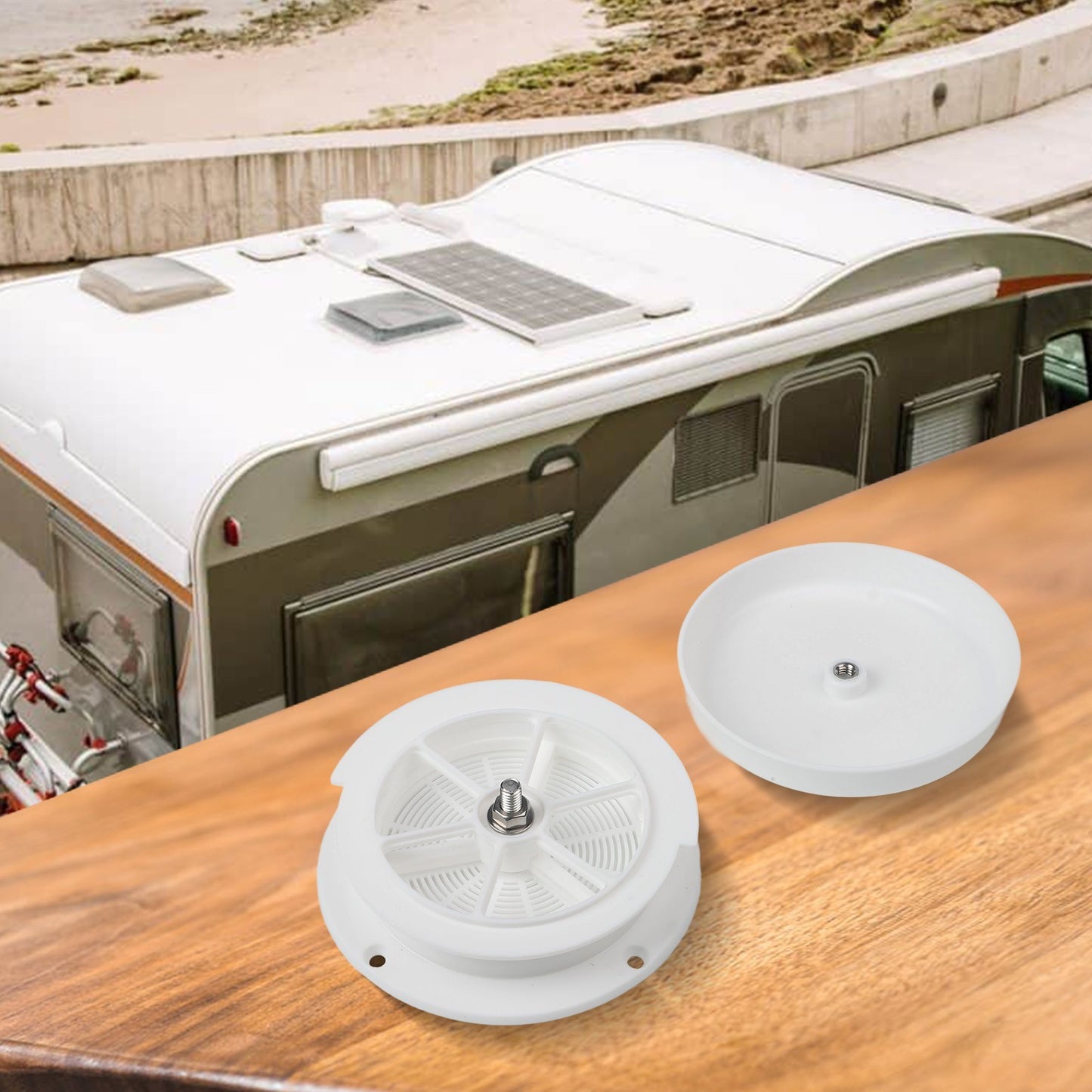 ya 14 For Trailer Roof Vent with Water Cover Cap for Keystone RVs and Campers