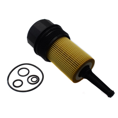 ya 5 8.7 Engine Oil Filter + Cover Cap for Freightliner for Dodge Sprinter 2500 3500