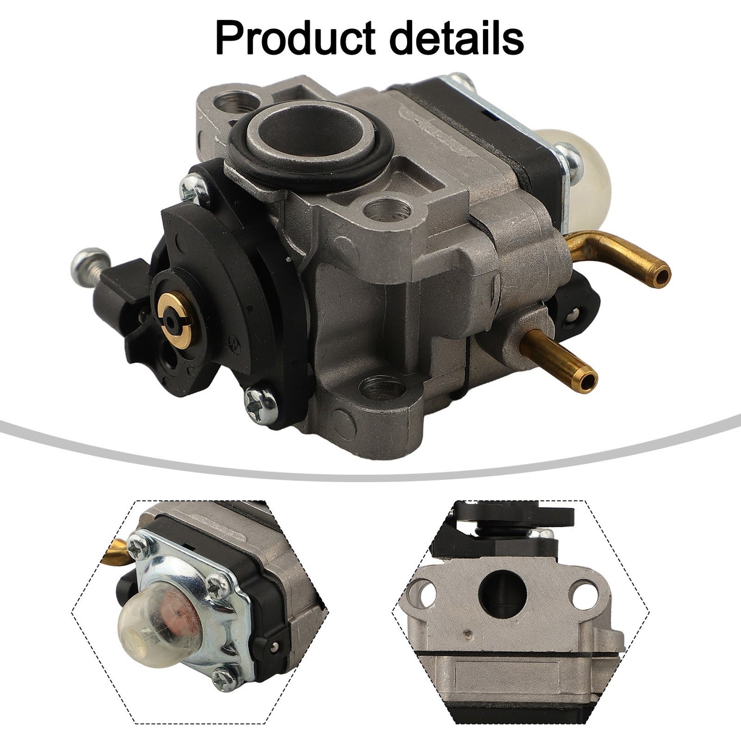 ya 17 Complete Carburetor Kit for Black Max BM25CSACVNM 25cc 2 Cycle Gas Trimmer