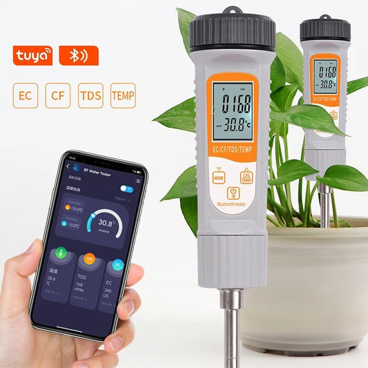 ya 26 4-In-1 Water Quality Tester Soil Moisture Meter Long Probe Moisture Meter