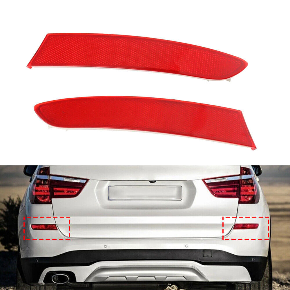 ya 1 8.5.1 A pair of rear bumper reflector lights are suitable for around 2014-17 X3 F25 20i 28i 35iX