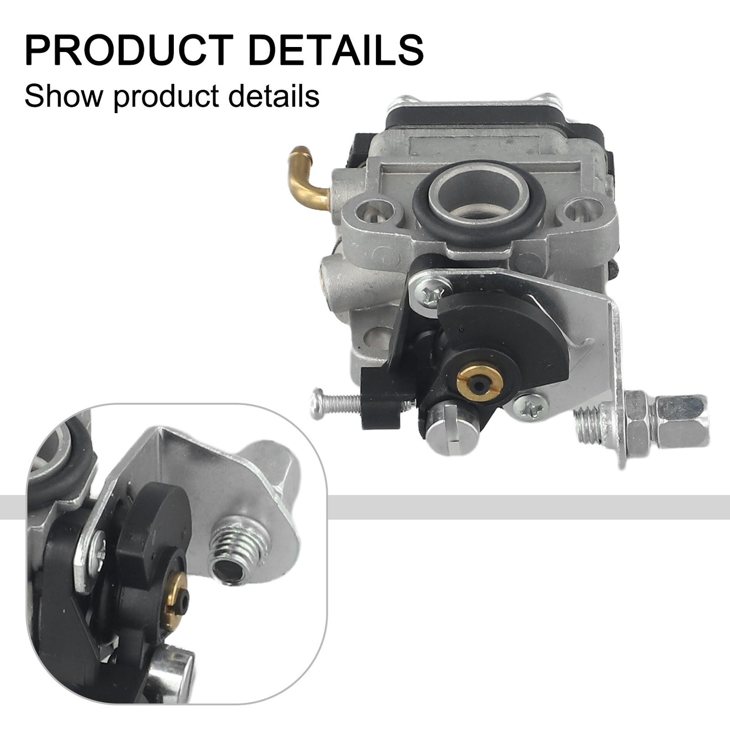 ya 17 Carburetor Hedge Trimmer Brush Cutter Chainsaw 9mm 26cc Aluminum Alloy 3.2mm
