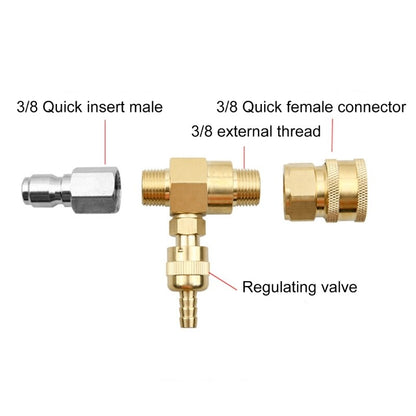 ya 26 Adjustable Chemically Injector Kits for Pressure Washer Soap Injector 3/8Inch