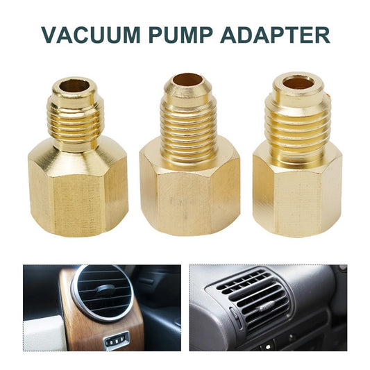 ya 16 Vacuum Pump Adapter Brass For R134a Hvac Pump R12 R22 R410a Straight Vacuum