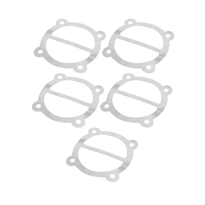 ya 5 8.7 5Pcs 85mm Dia Air Compressor Cylinder Head Gasket Silver Tone