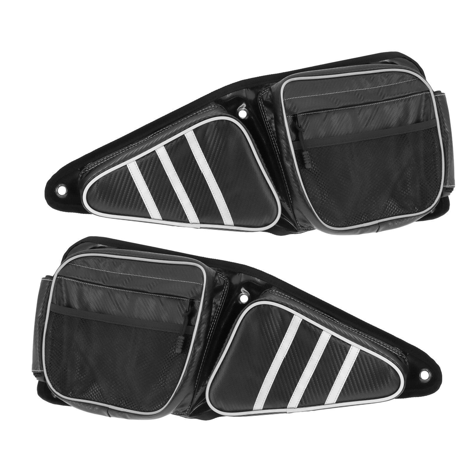 ya 5 8.7 UTV Front Side Storage Door Bags w/ Knee Pad for Polaris RZR XP 1000 900 Turbo S