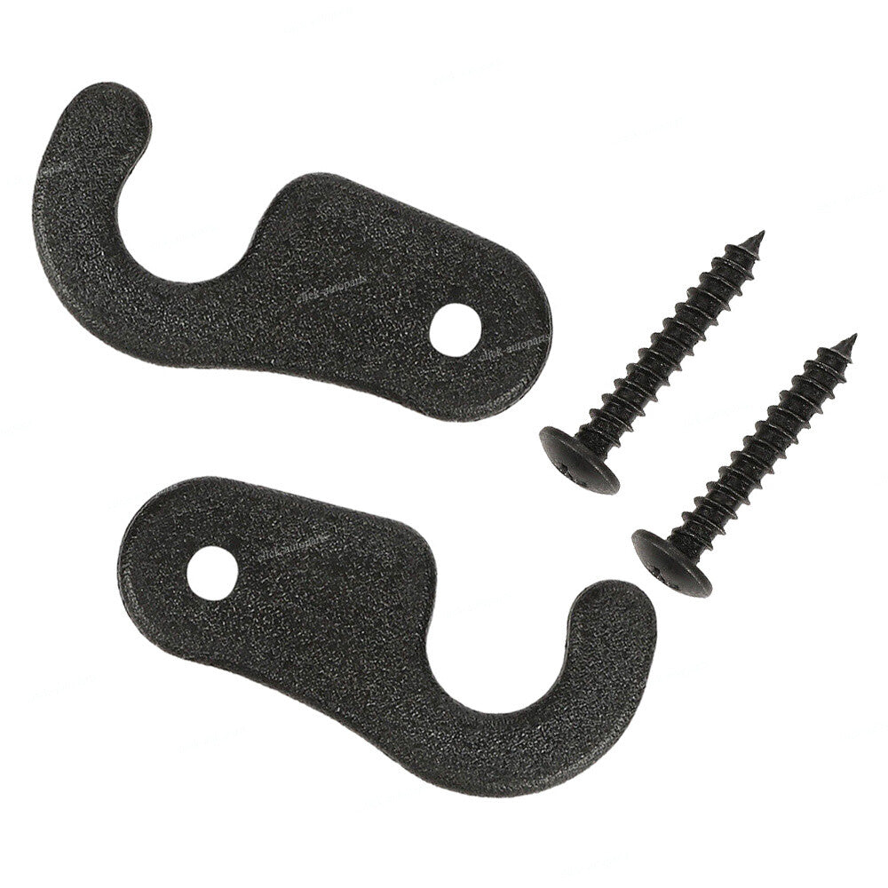 ya 5 8.7 2x Sun Visor Clips+Screws Set Fits for Jeep 2018 & er JK JL JT Gladiator for Wrangler
