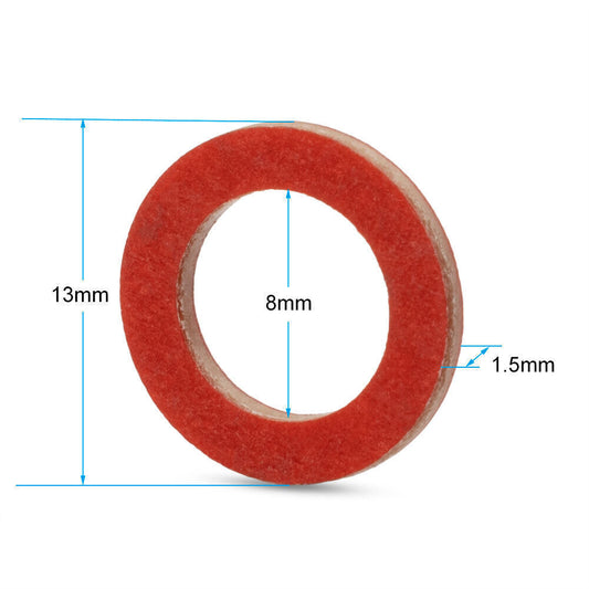 ya 3 6.25 50PCS Oil Drain Gaskets 90430-08020-00 FOR YMH Outboards Lower Unit 90430-08003