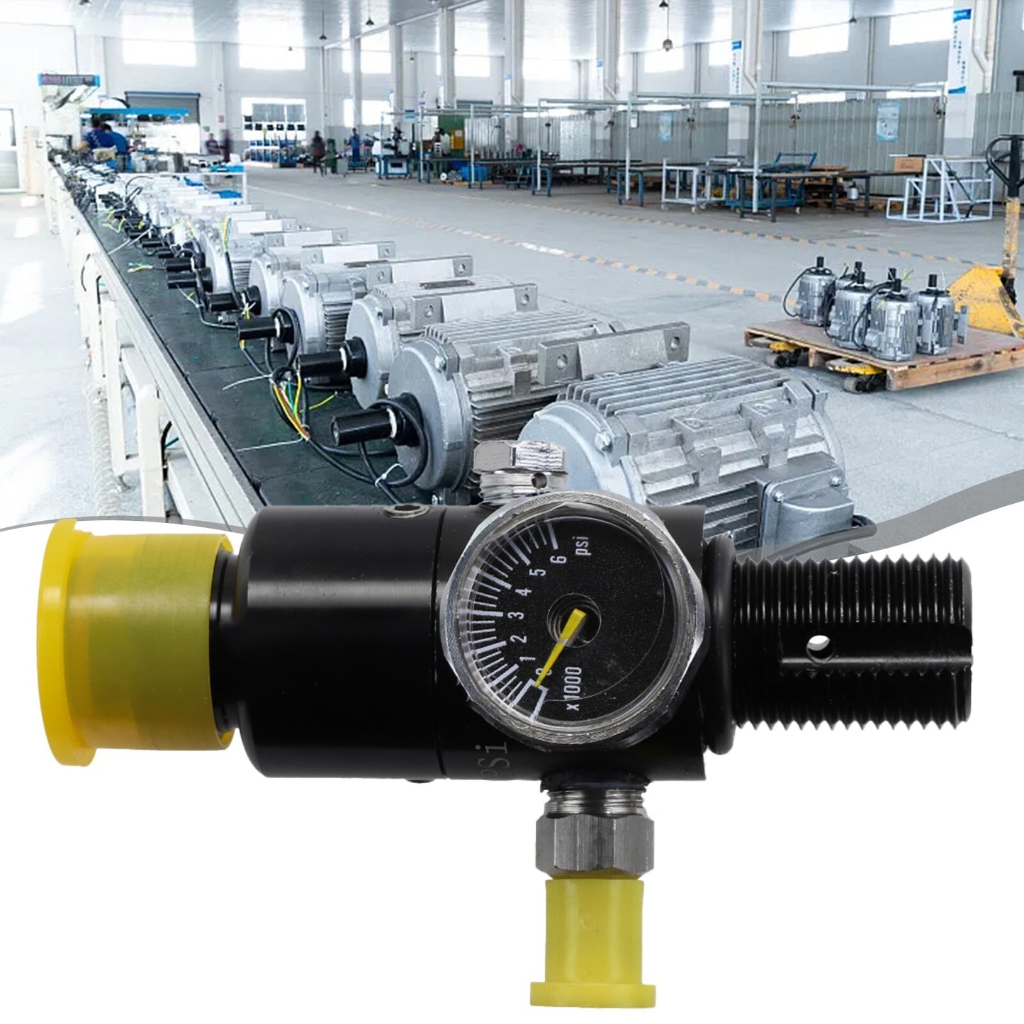 ya 5 8.7 Air Tank Regulator#4500psi HPA 1200Psi M18*1.5 Output PCP Pressure#Regulator