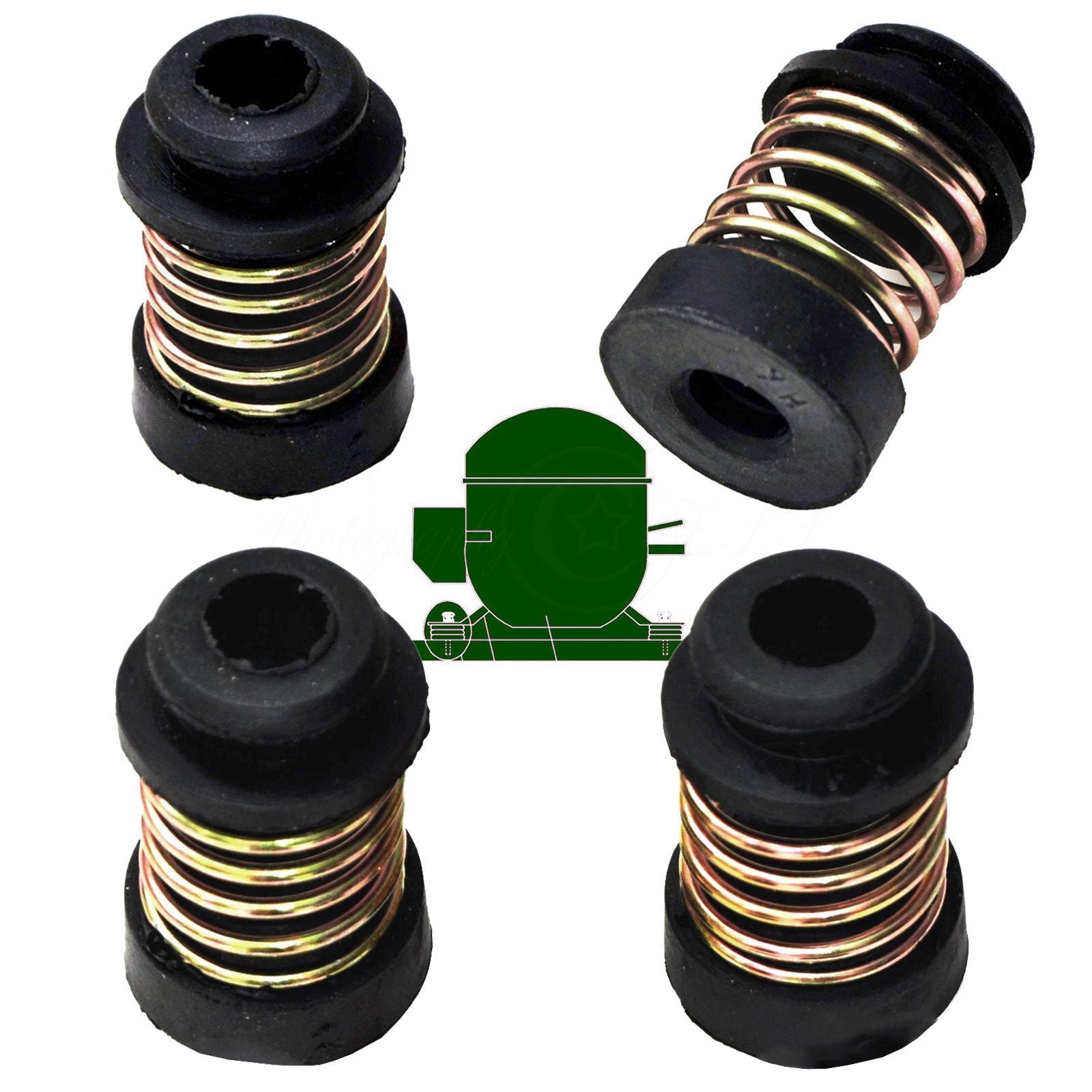 ya 26 4x Compressor Cushion Spring Noise Reduction For Reigerator Air Conditioner