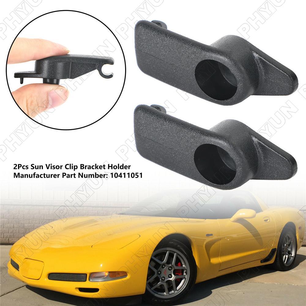 ya 5 8.7 2 black front left and right sunshade clips suitable for 97-04 for Chevrolet for Corvette 10411051