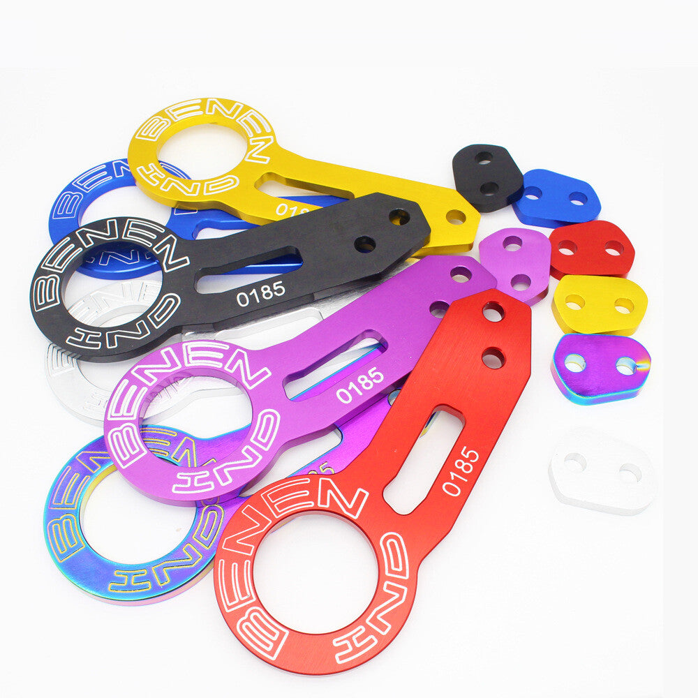 ya 2 6.26.2 Rear Tow Hook Kit for Universal Car Trailer Ring Aluminum Racing Trailer Hook